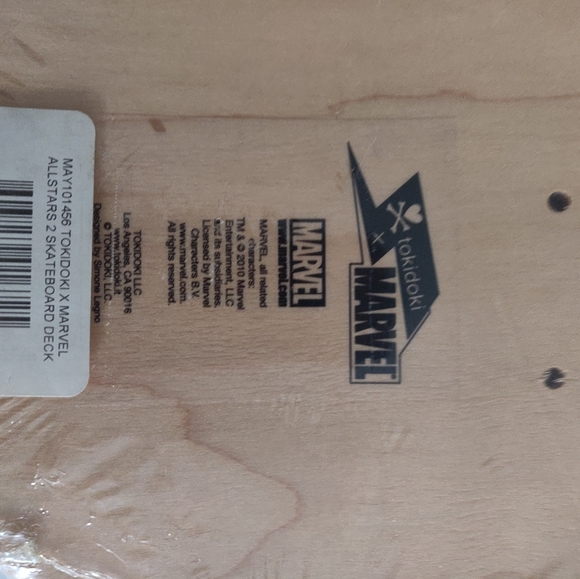 *rare* tokodoki x Marvel skateboard deck - Picture 3 of 5